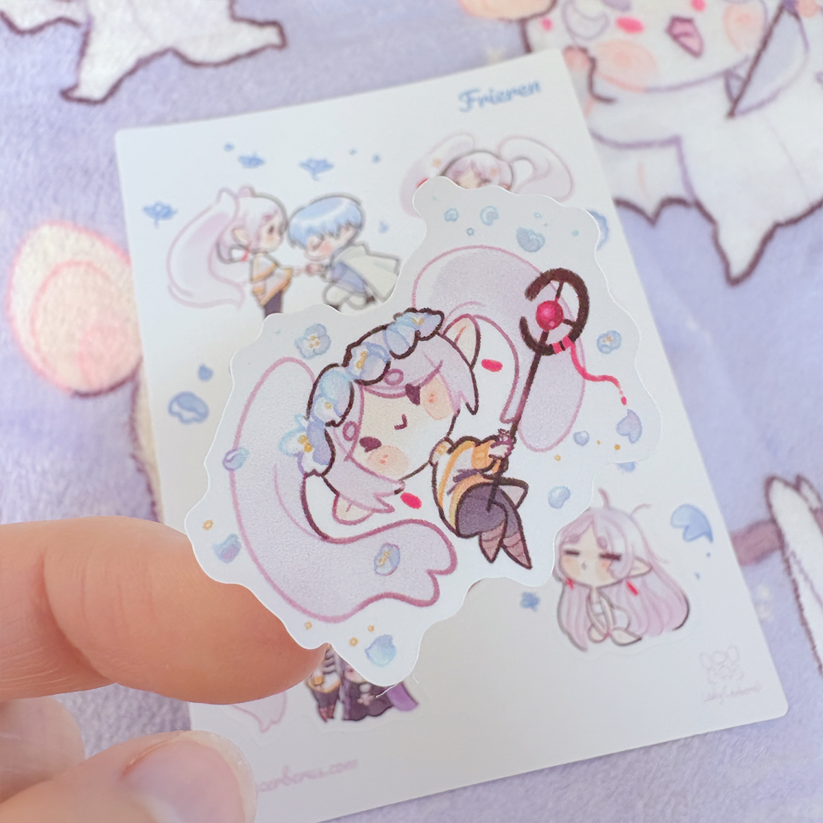 Frieren - Matte Vinyl Sticker Sheet