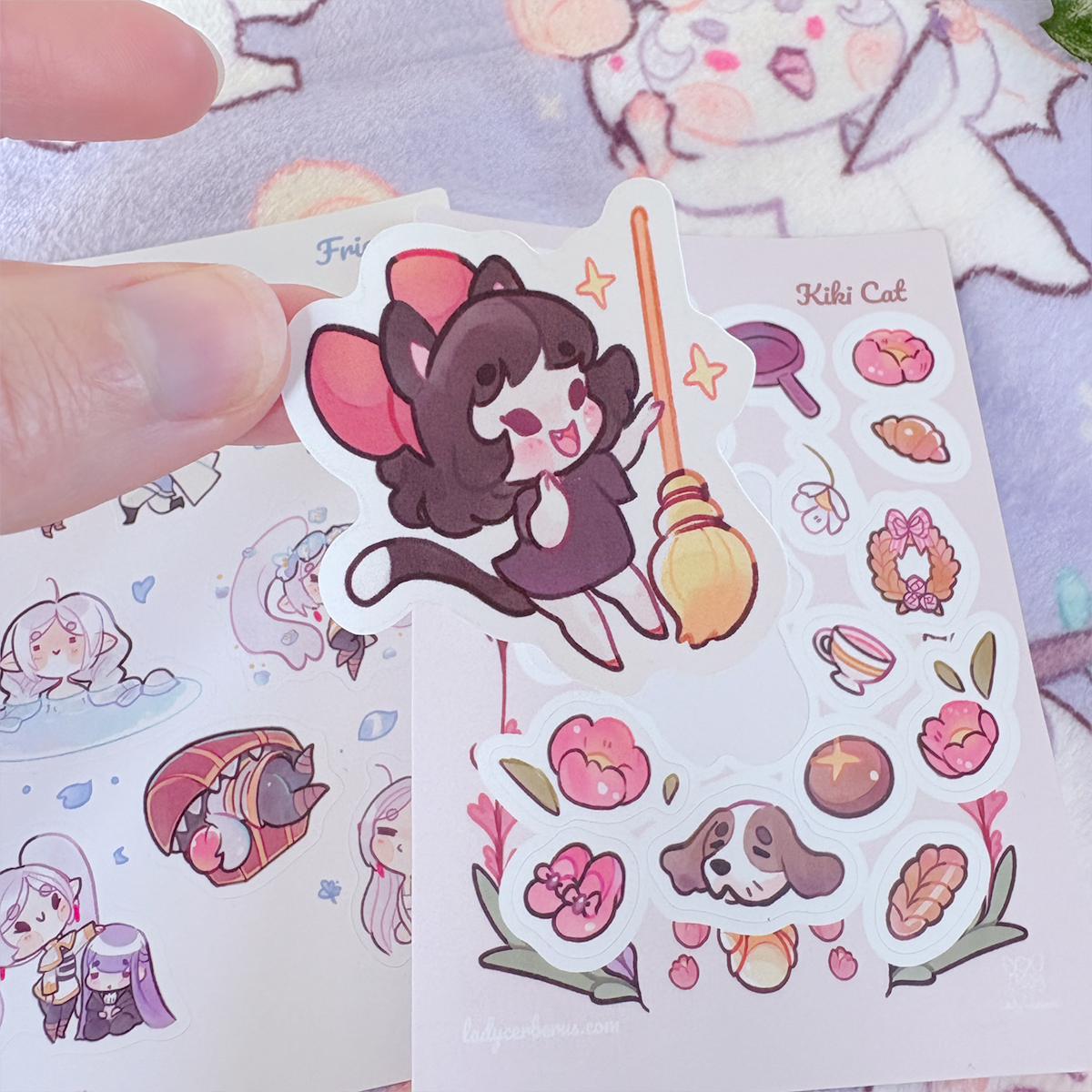 Kiki - Matte Vinyl Sticker Sheet