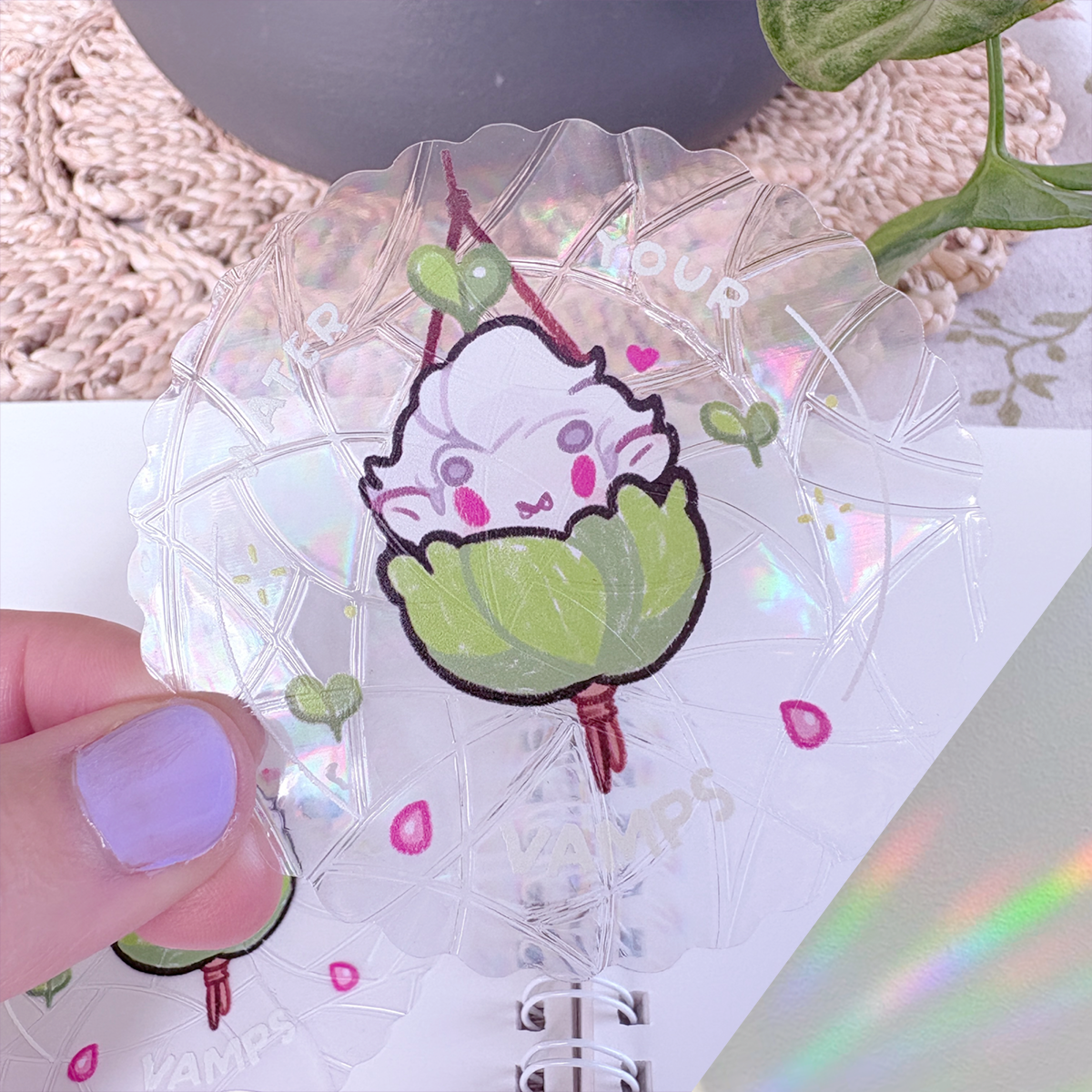 Water your Vamps - Suncatcher Sticker