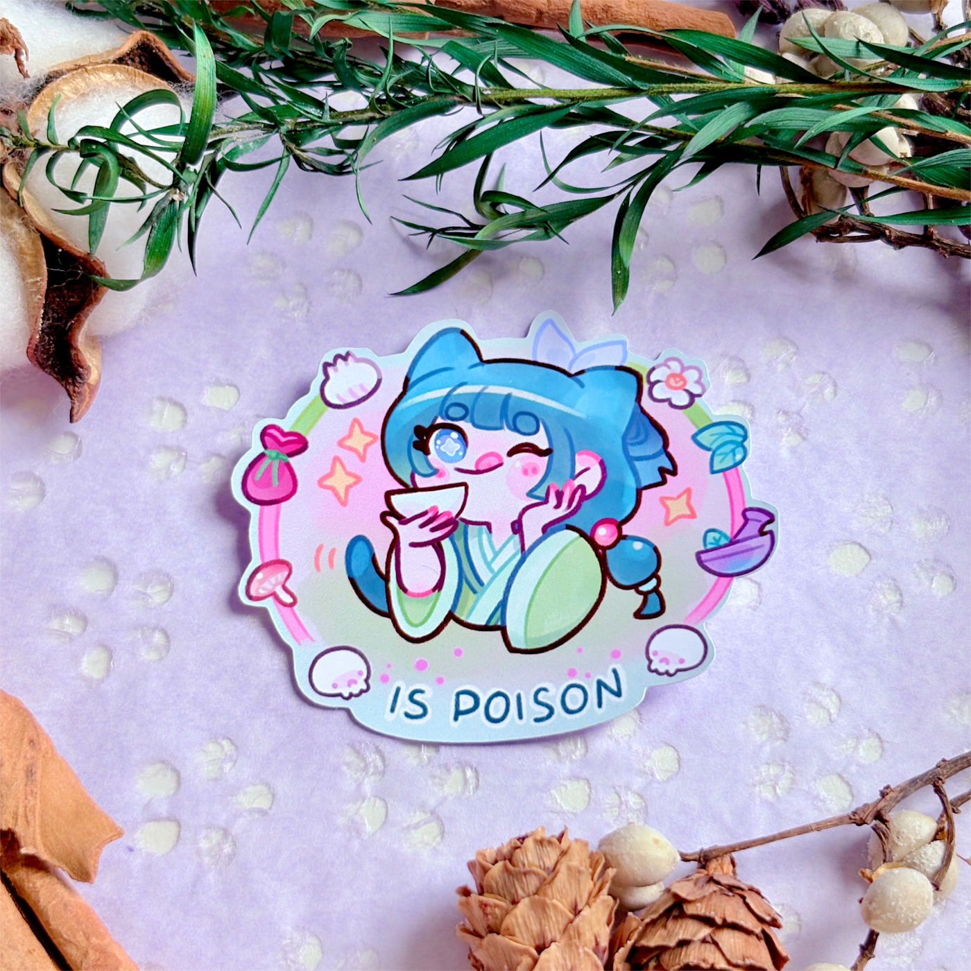 Is poison - Crafted Sticker
