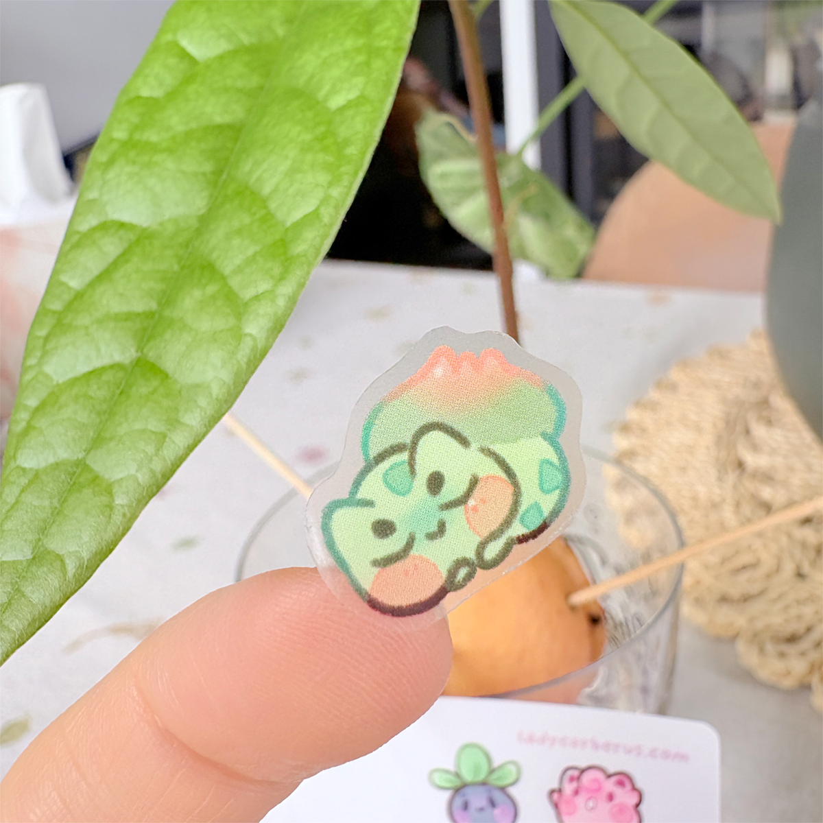 Chubby friends - Clear stickers Sheet