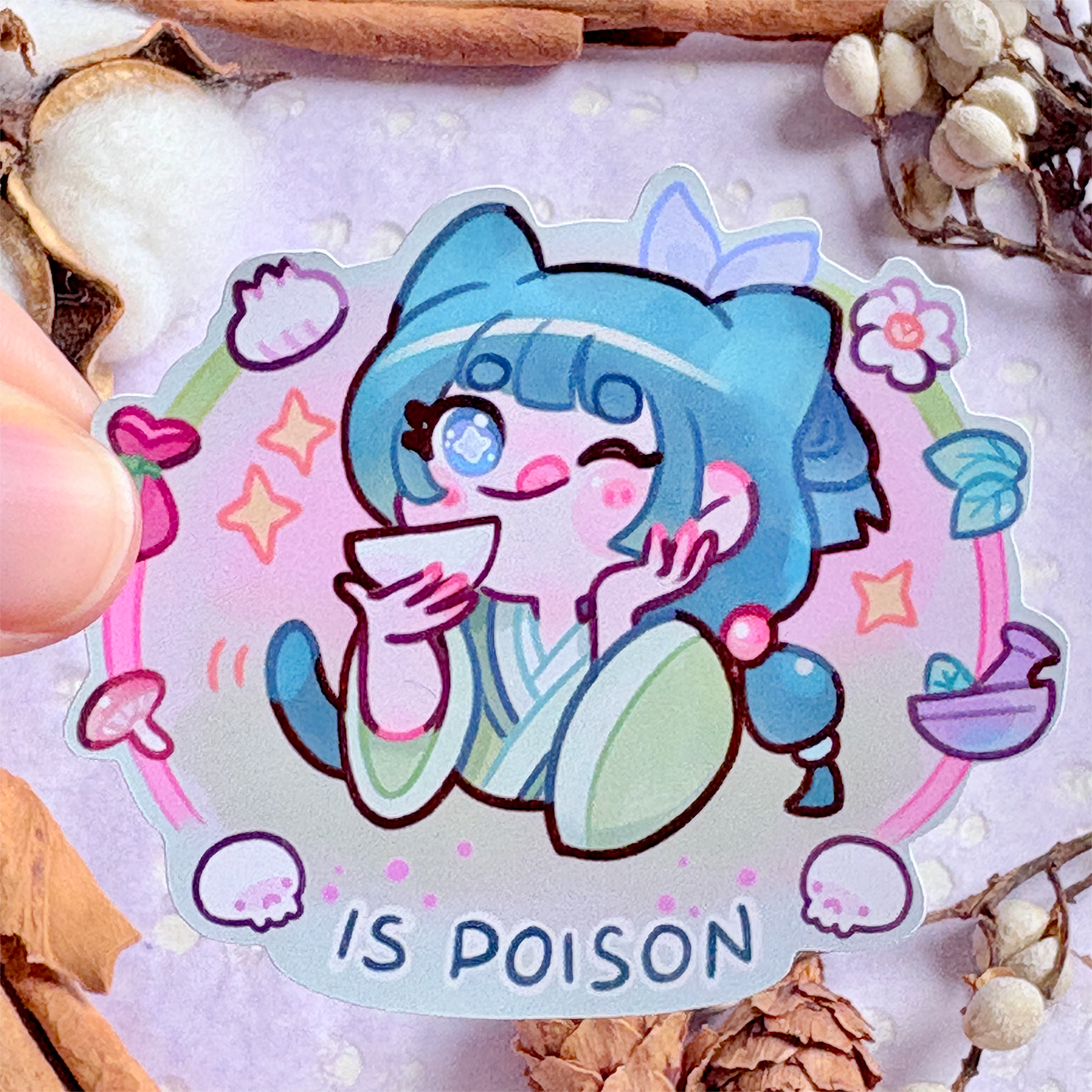 Is poison - Crafted Sticker