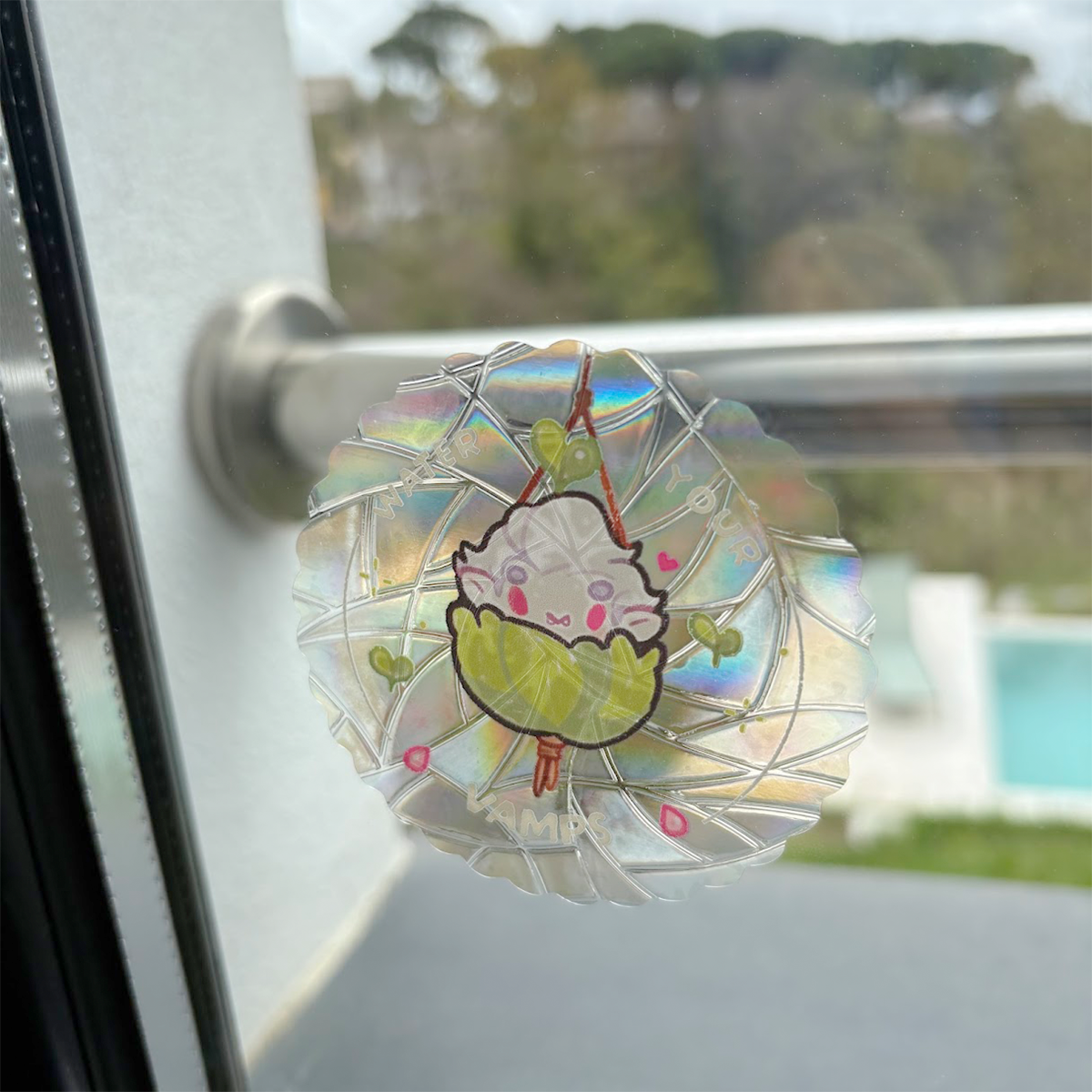 Water your Vamps - Suncatcher Sticker