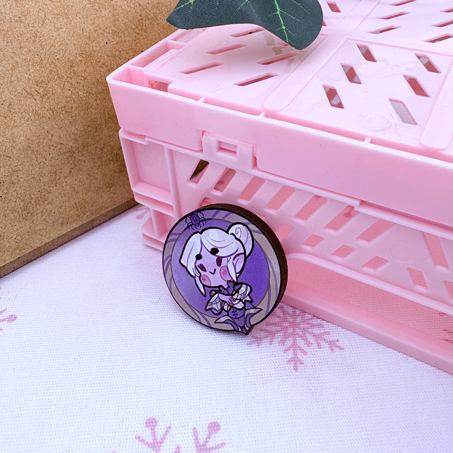 BG3 Portraits - Cherry wood pins (choose)
