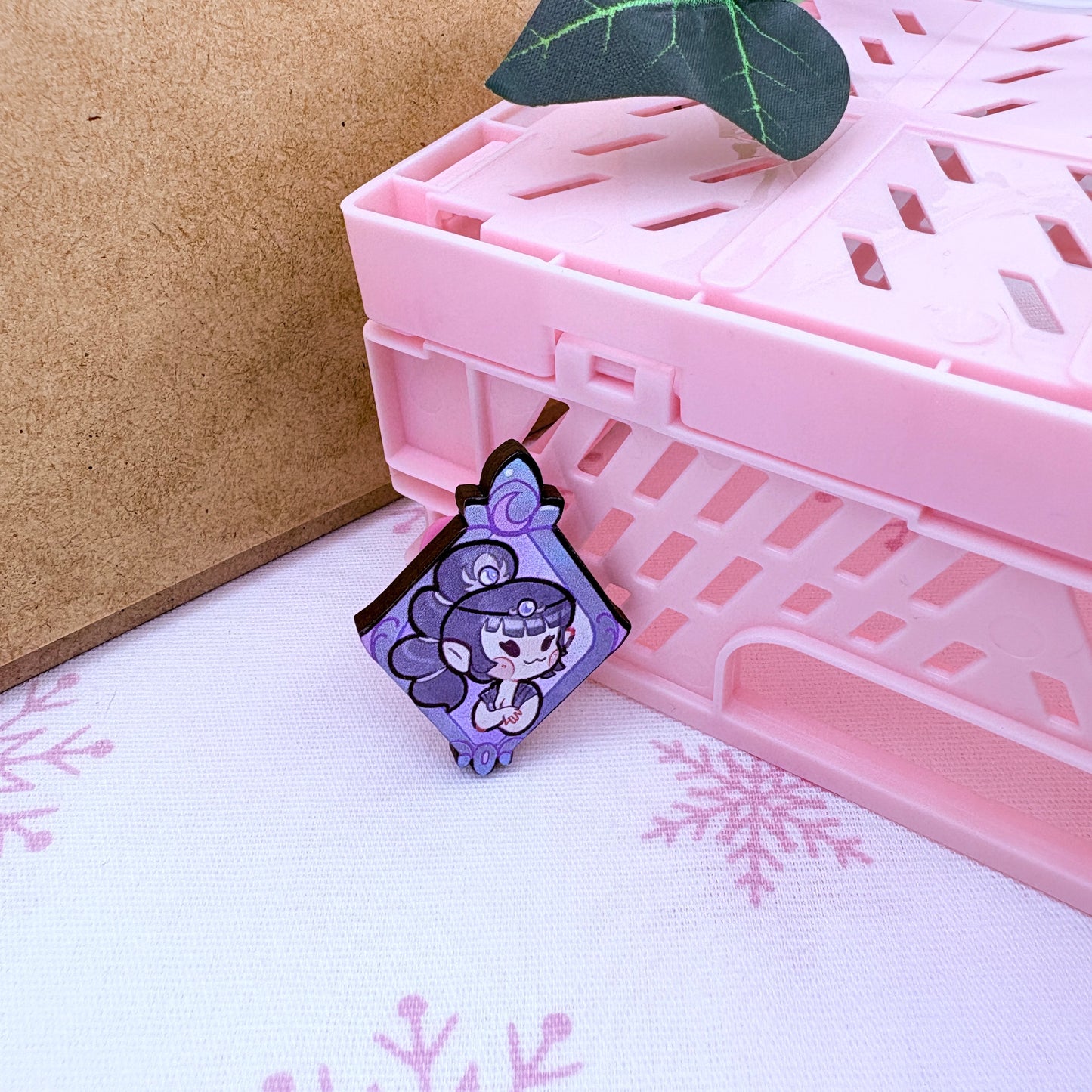 BG3 Portraits - Cherry wood pins (choose)