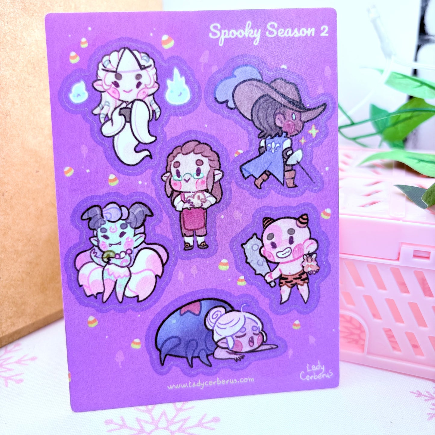 Spooky Season - Frosted Sticker Sheet (Choose)
