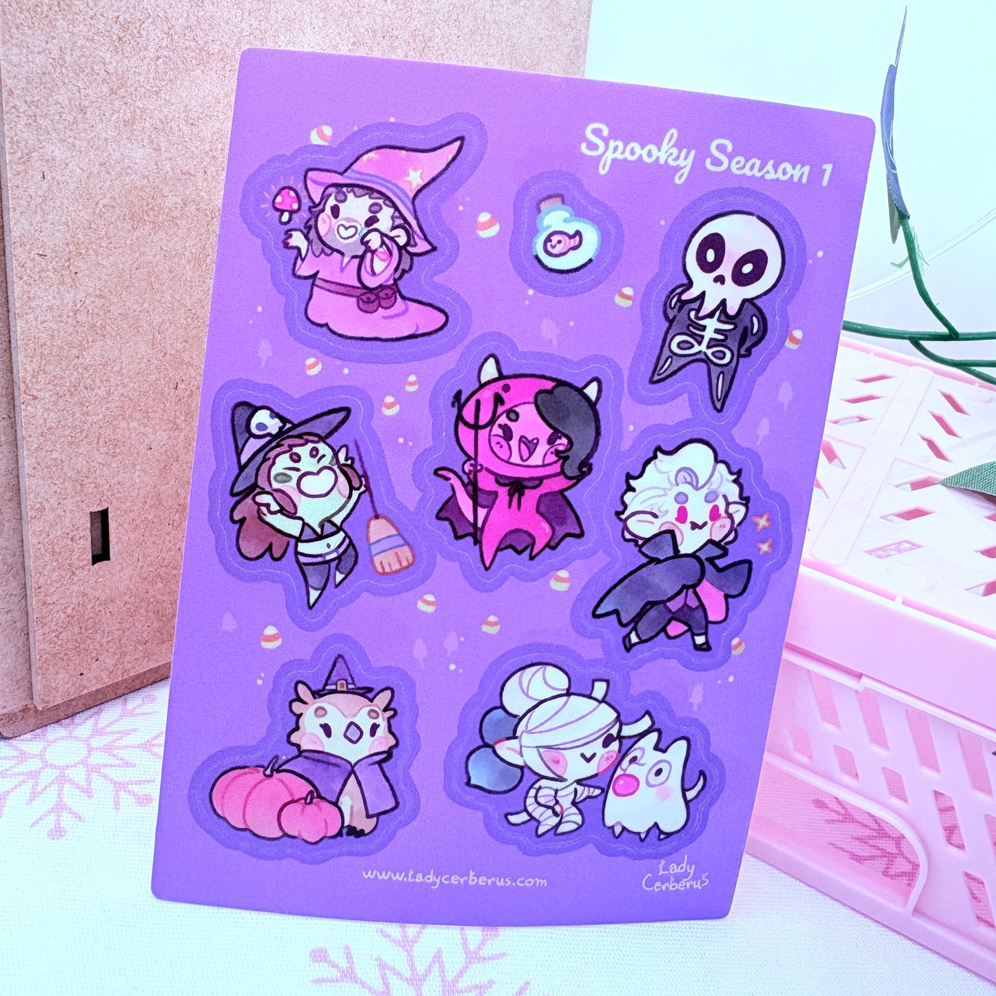 Spooky Season - Frosted Sticker Sheet (Choose)