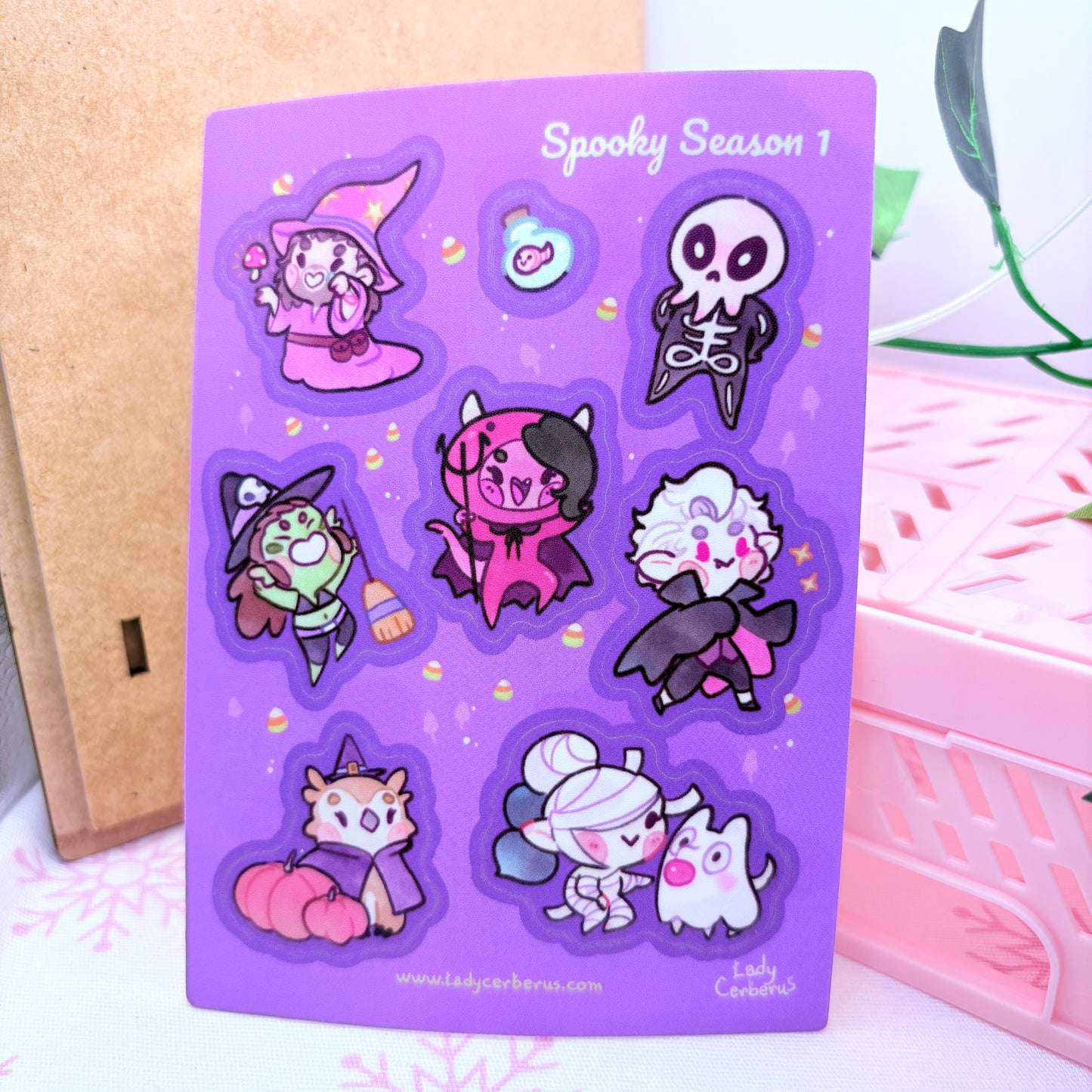 Spooky Season - Frosted Sticker Sheet (Choose)