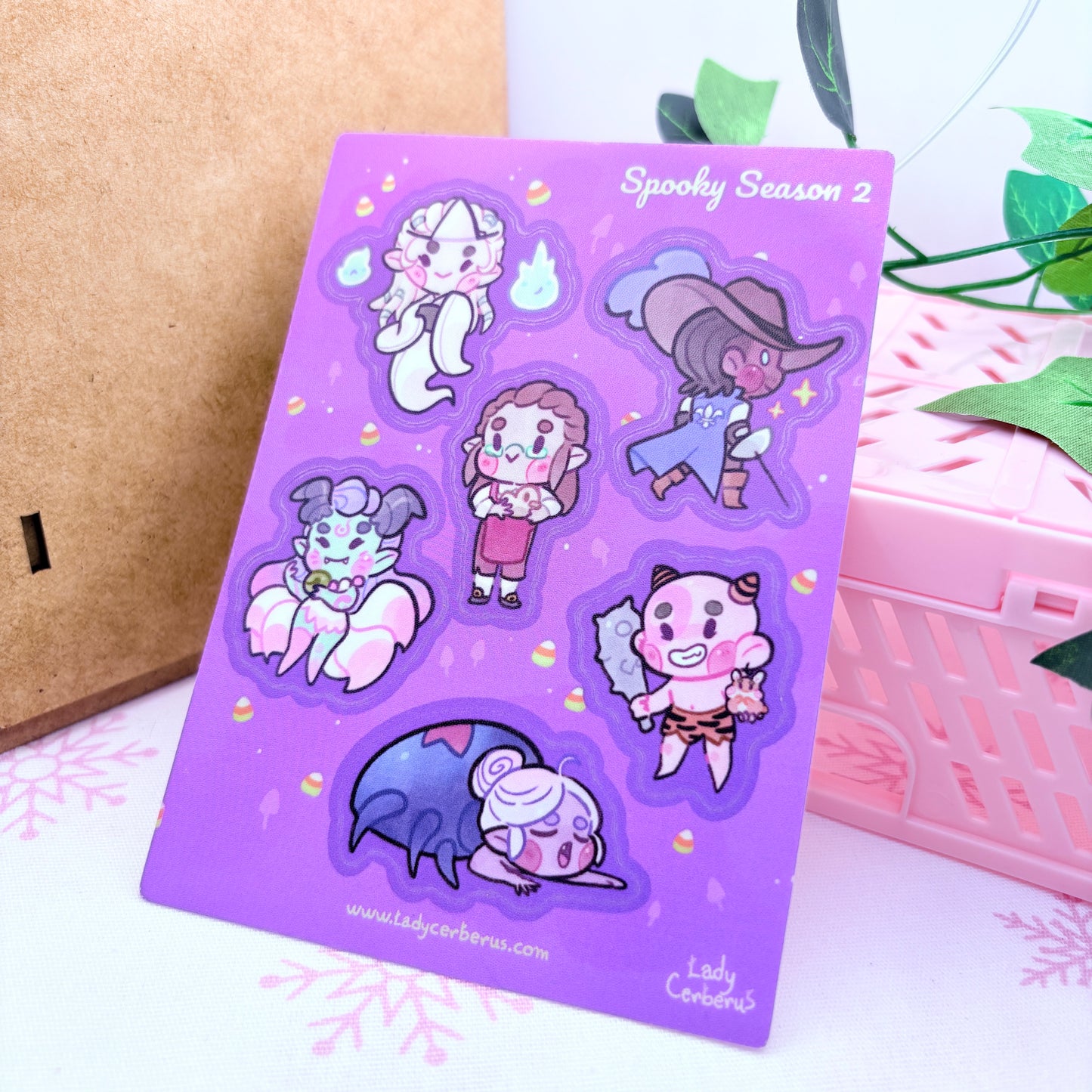 Spooky Season - Frosted Sticker Sheet (Choose)
