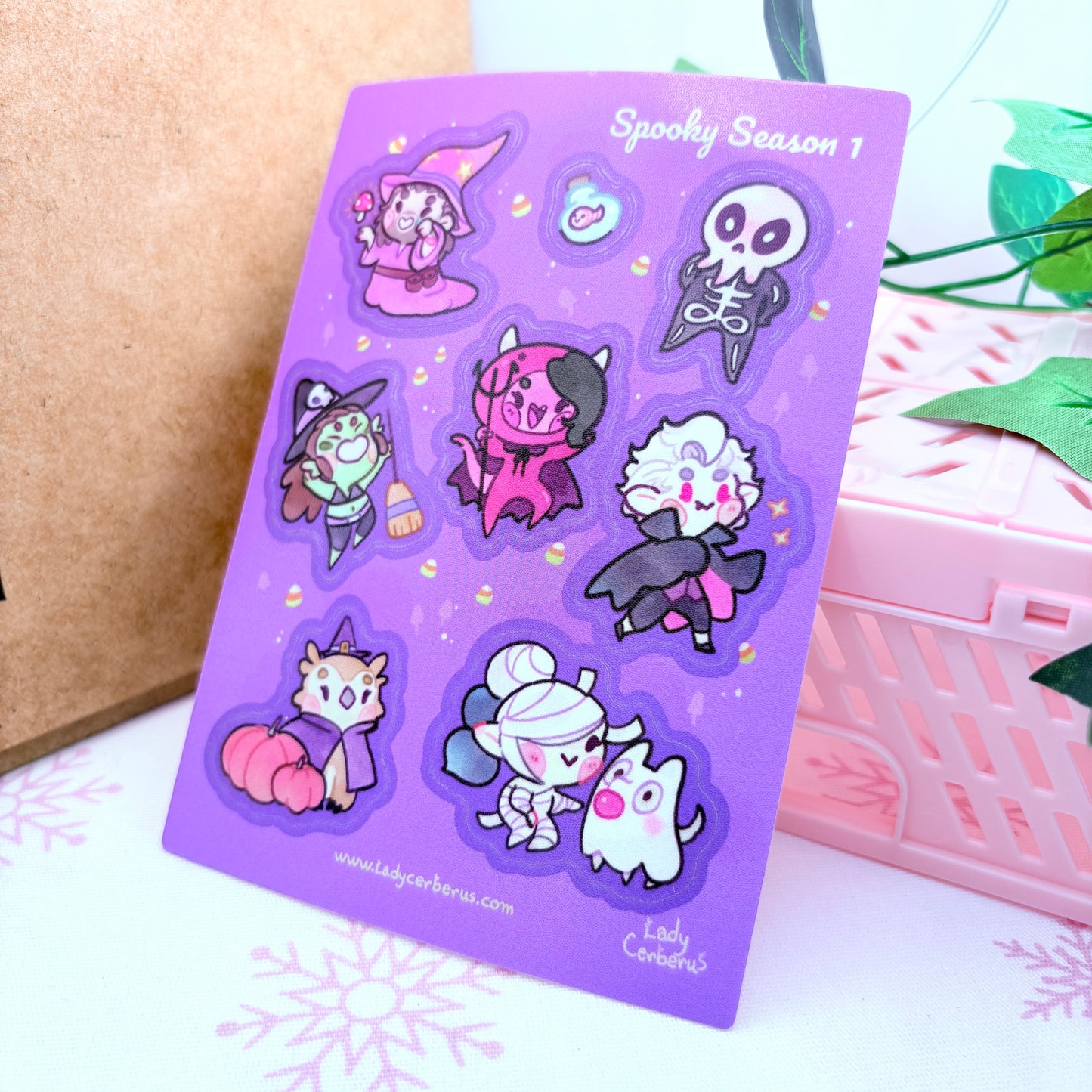 Spooky Season - Frosted Sticker Sheet (Choose)