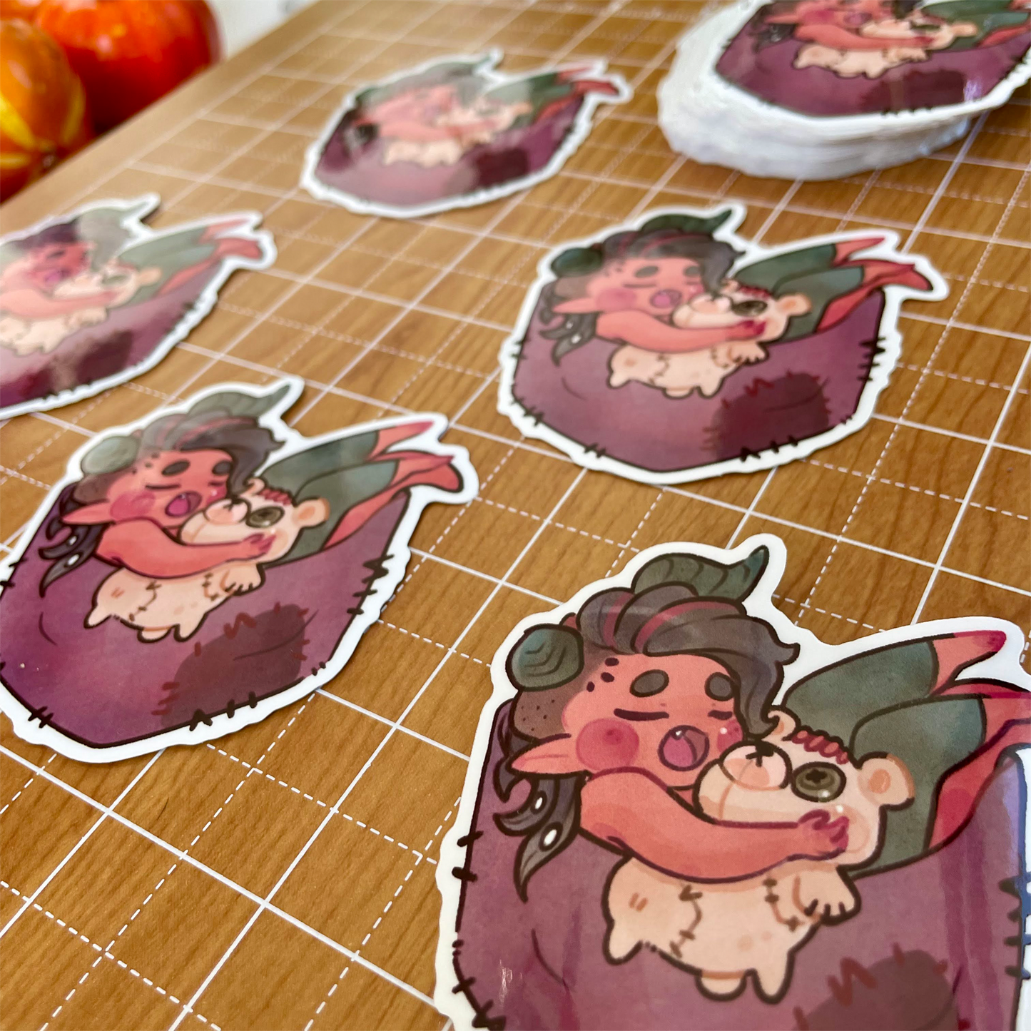 Pocket Karlach - Clear Sticker