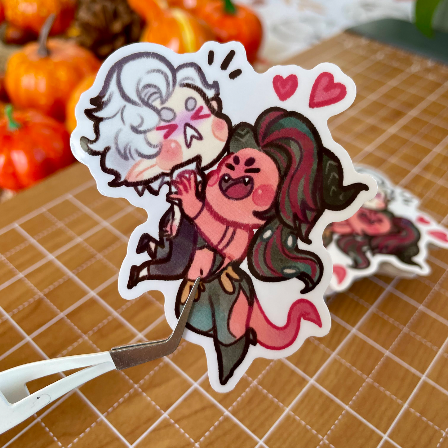 Hug Astarion ❤︎ Karlack - Clear Sticker