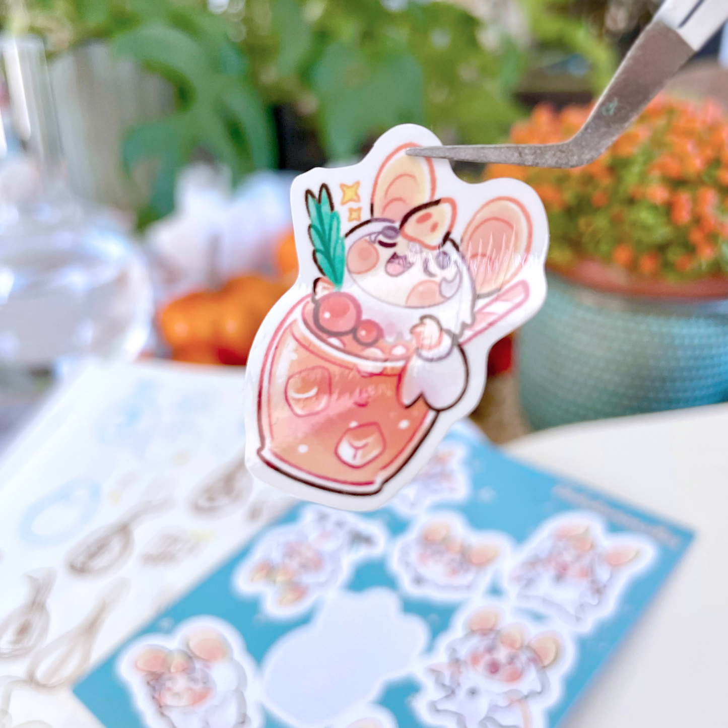 Batstarionsitos - Pearl paper stickers Sheet