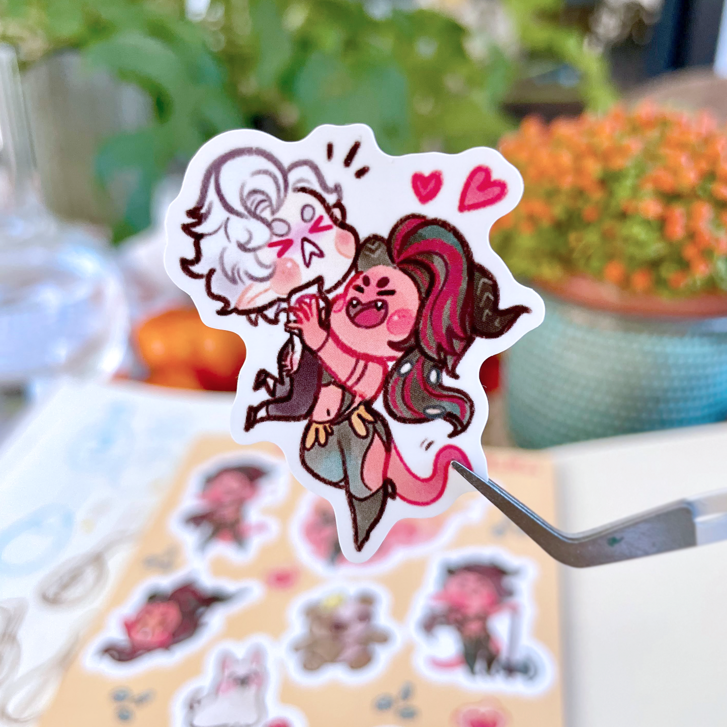 Karlachsitas - Pearl paper stickers Sheet