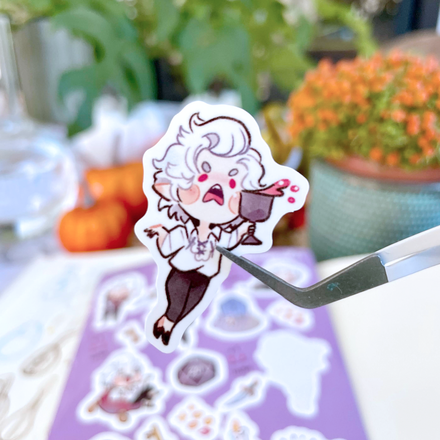 Astarionsitos - Pearl paper stickers Sheet
