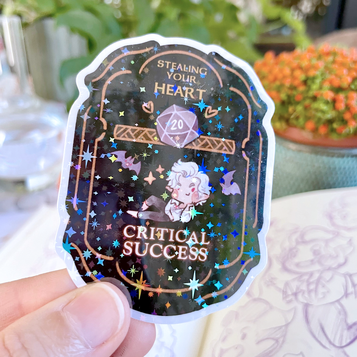 Critical Success - Vinyl Holographic Sticker