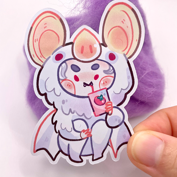 Batstarion - Clear Sticker