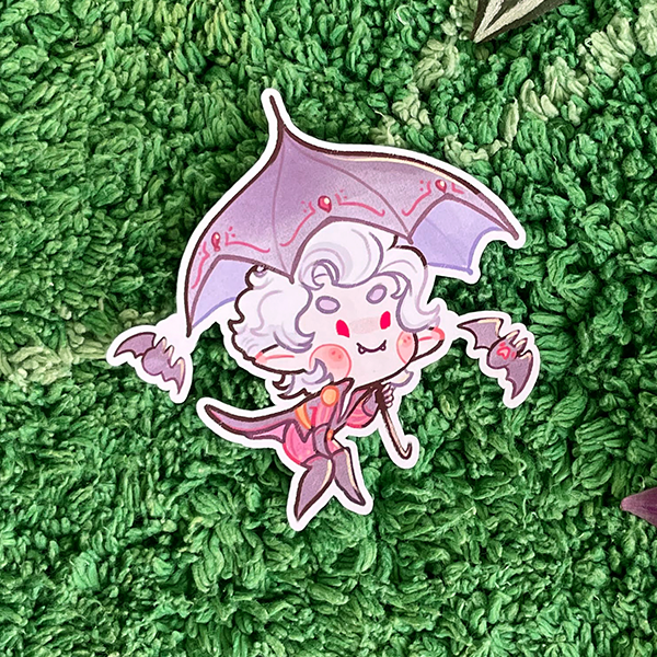 Sunkissed Astarion - Clear Sticker