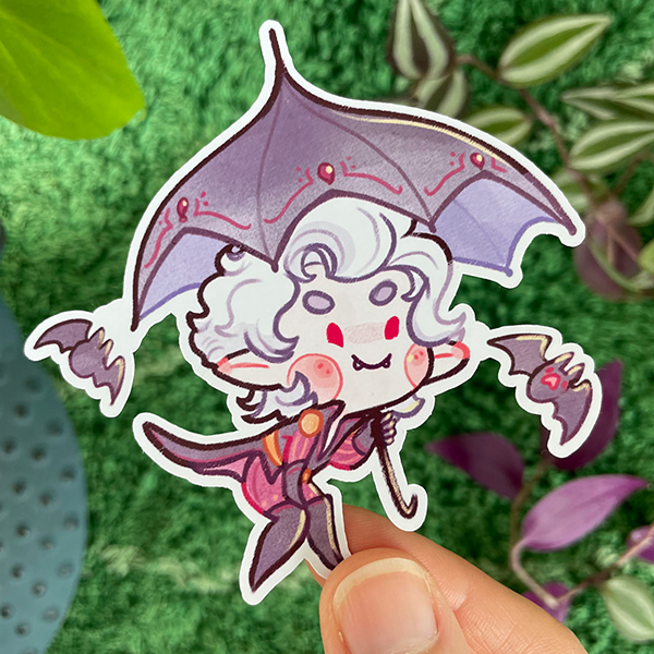 Sunkissed Astarion - Clear Sticker