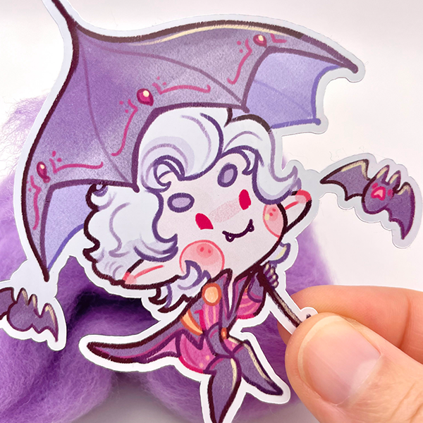 Sunkissed Astarion - Clear Sticker
