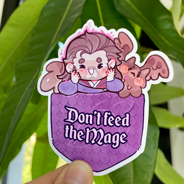 Pocket Gale - Clear Sticker