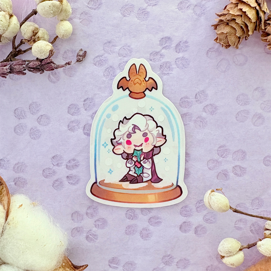 Astarion snow - Clear Sticker