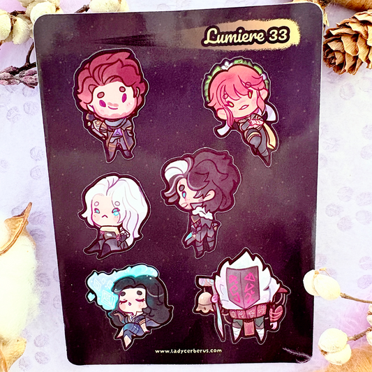 Lumiere 33 - Crafted Sticker Sheet (choose)